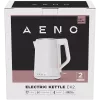 Chaleira AENO EK2: 1850-2200W, 1,5L, Strix, parede dupla, corpo que não aquece, desligamento automático, proteção contra funcionamento a seco