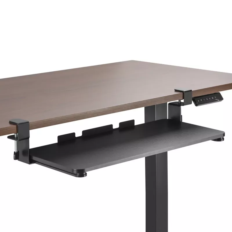 Gaveta para teclado Maclean MC-839 | Gaveta sob a secretária para teclado e rato | Prateleira para teclado com fixação | Solução ergonómica para o posto de trabalho