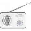 TechniSat VIOLA 200 rádio despertador digital DAB+, branco/preto