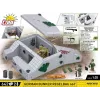 Conjunto de construção Cobi Deutscher Bunker Regelbau 667/642 Modelo COBI-3136 – conjunto de peças detalhado