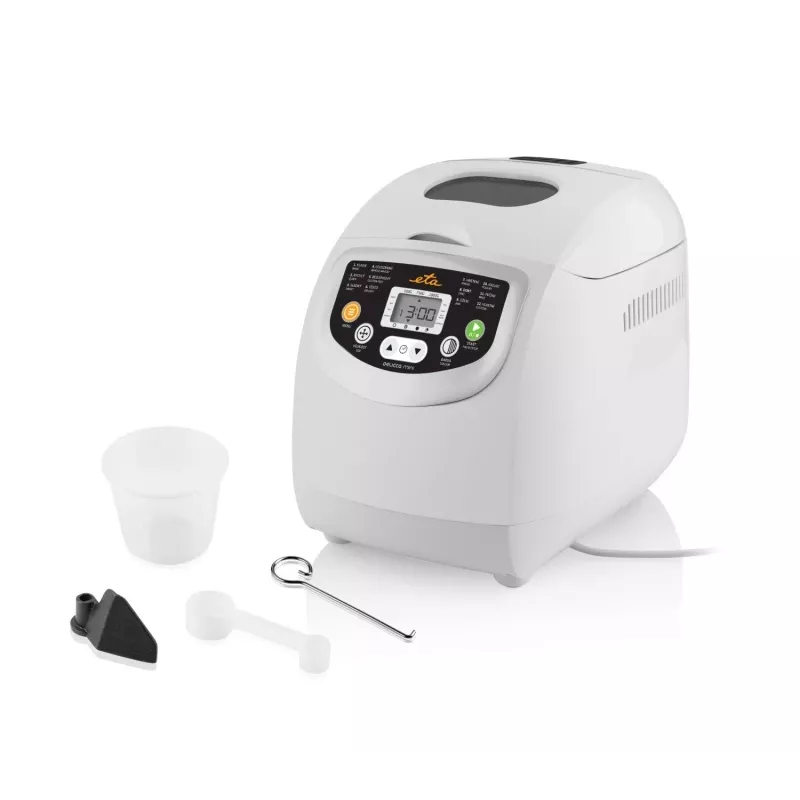 Máquina de fazer pão ETA DELICCA 600 W, pão máx. 1 kg, branca, programas: sem glúten, doce, branco, integral
