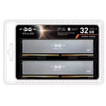 Memória DDR4 para desktop Silicon Power XPOWER Pulse 32 GB (2x16 GB) 3200 MHz CL16 288-Pin DIMM 1,35 V