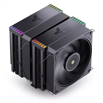 Dissipador de CPU Jonsbo HX6280 PWM RGB 130 mm, preto