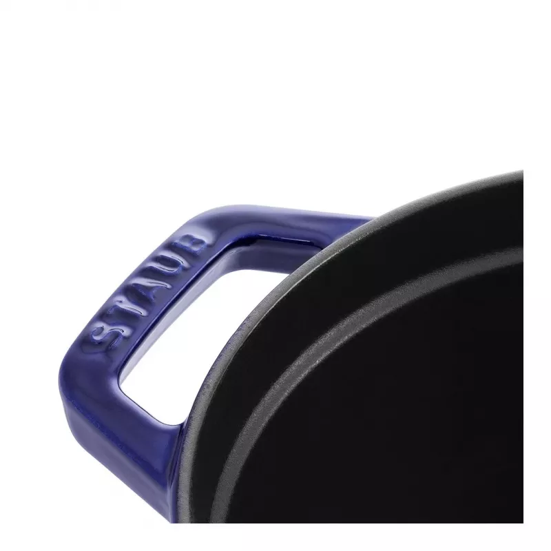 Cocotte de ferro fundido Staub 4,25 L, 29 cm, azul