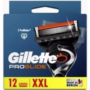 Lâminas de barbear Gillette Fusion5 ProGlide recarga — 12 unidades
