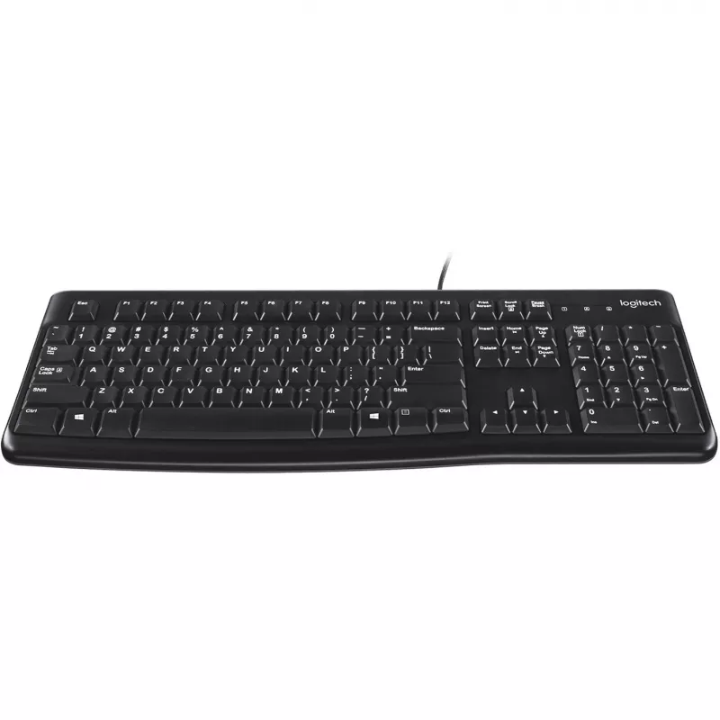 Teclado Logitech K120 USB QWERTY Espanhol Preto (920-002499)