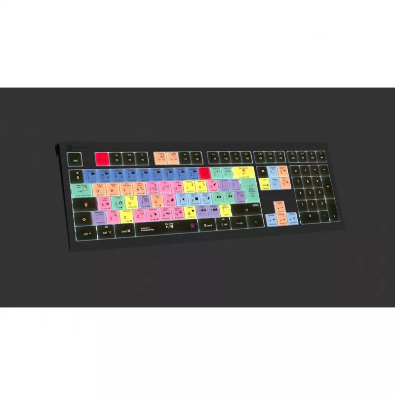 Logickeyboard LKB-PPROCC-A2M-UK Teclado USB QWERTY inglês preto (LKB-PPROCC-A2M-UK)
