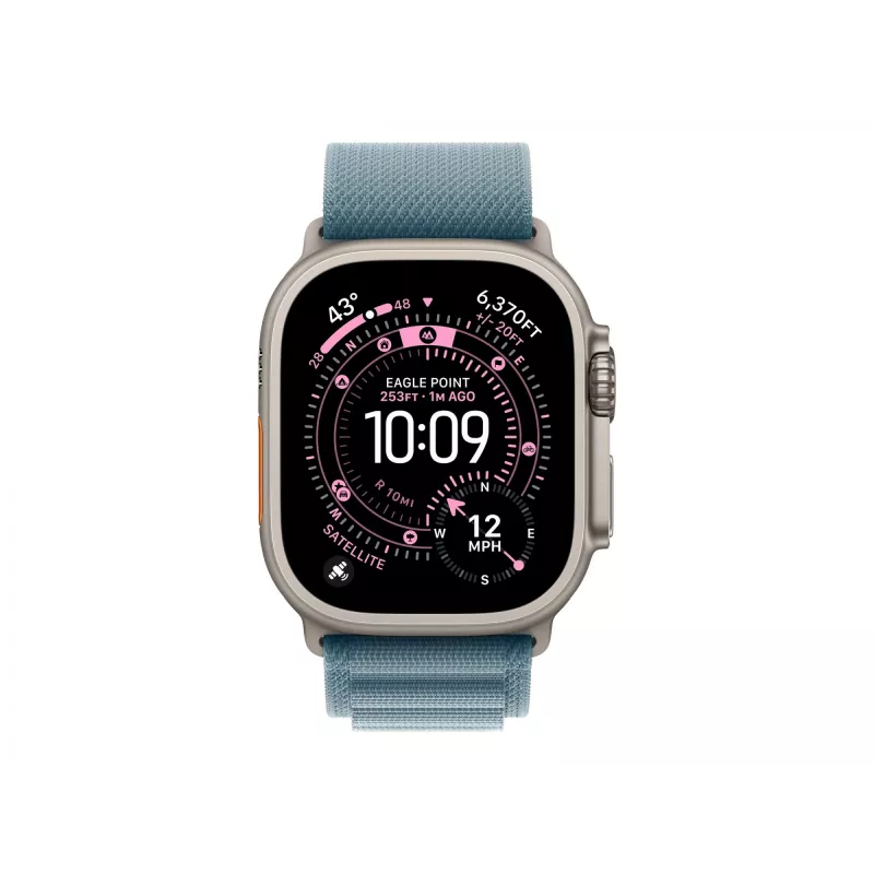 Bracelete Apple MFTJ4ZM/A acessório para smartwatch azul titânio poliéster spandex