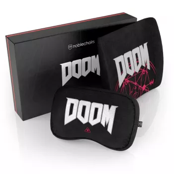 Conjunto de almofadas de espuma viscoelástica noblechairs - Edição DOOM