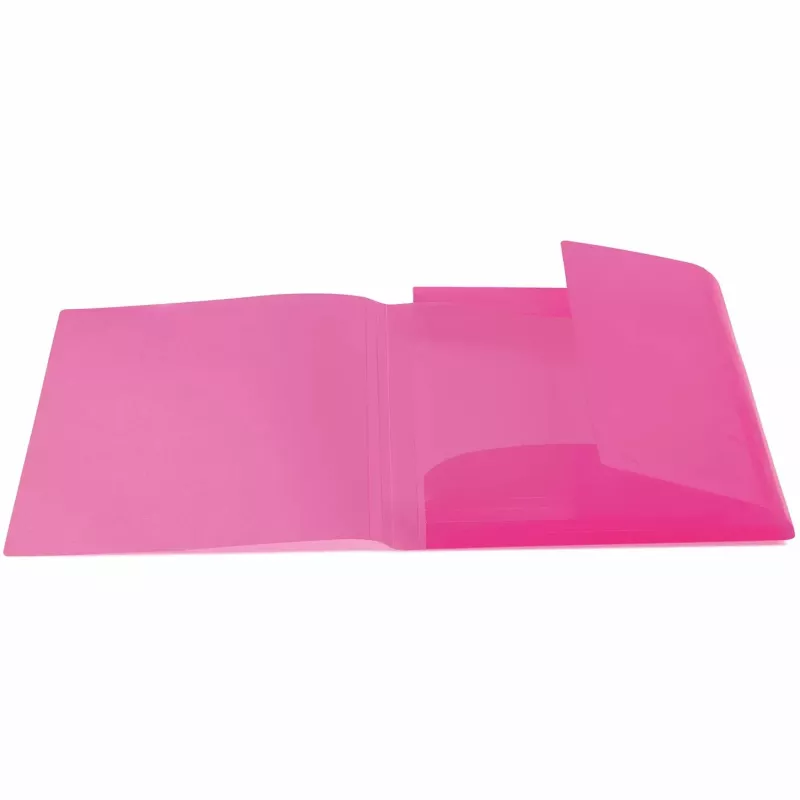 Pasta de polipropileno (PP) rosa transparente A4 HERMA 19505
