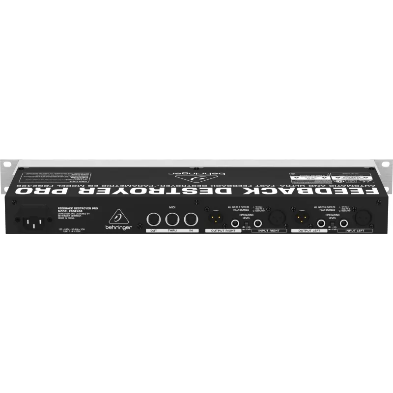 Behringer FBQ2496 equalizador de áudio