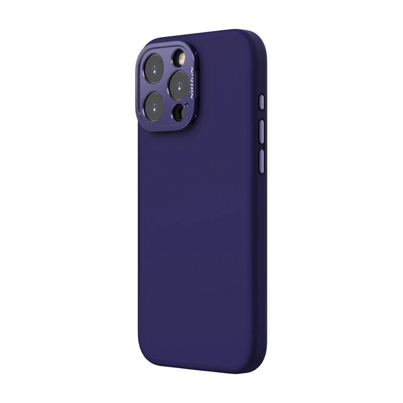 Capa magnética Nillkin LensWing para iPhone 16 Pro Max – roxo, fixação magnética, recortes precisos