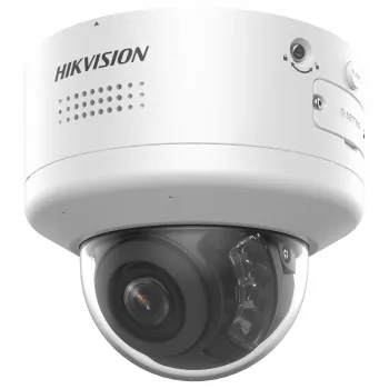 Câmara dome Hikvision DS-2CD2746G2H-IPTRZS2U/SL 4 MP motorizada PTRZ Vario 2,8–12 mm