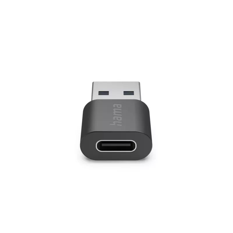 Adaptador USB Hama, ficha USB-A - conector fêmea USB-C, USB 3.2 Gen2, 10 Gbit/s