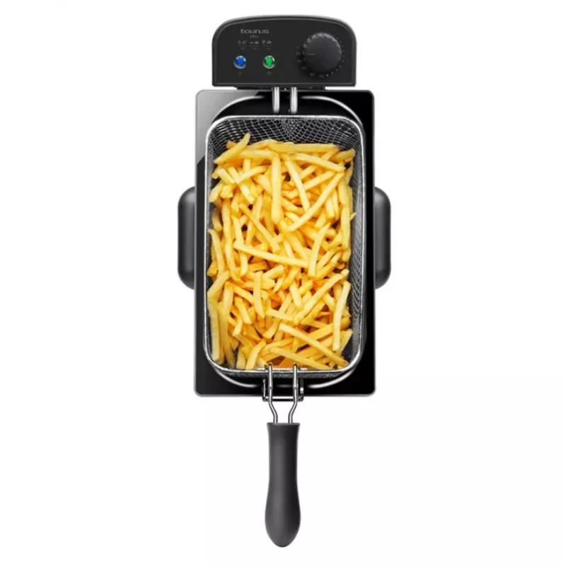 Fritadeira Taurus Fry 3 Single – capacidade de 3 L, 2000 W, aço inoxidável, termostato ajustável 150–190 °C