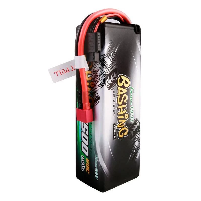 Bateria Gens ace G-Tech 5500mAh 11.1V 3S1P 60C HardCase 15# para automóvel
