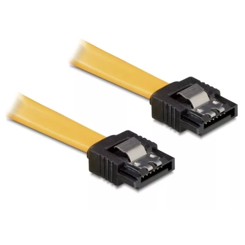 Cabo SATA DeLOCK 82473 0,3 m amarelo