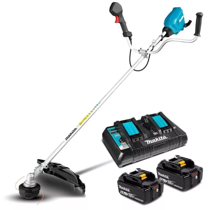 Motorroçadora/corta-relvas Makita DUR369APT2 1000 W AC/bateria preto, azul, cinzento