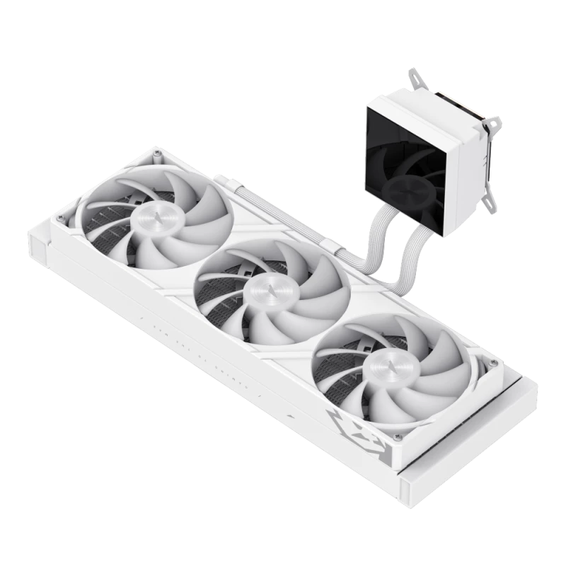 Refrigeração líquida para CPU Gamemax | GLACIER 360 LCD WH | Intel, AMD