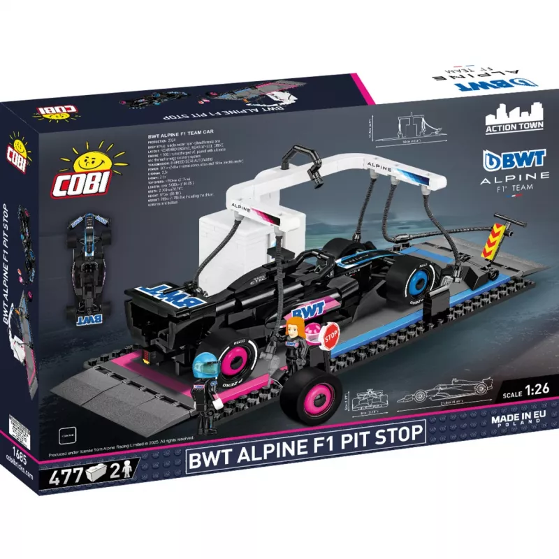 BWT Alpine F1 Boxenstopp, brinquedo de construção