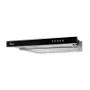 Exaustor de encastre Akpo WK-7 Light Glass 50 em aço inoxidável, preto