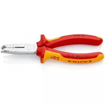 Alicate de descarnar Knipex 13 46 165 vermelho, amarelo