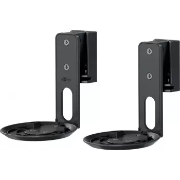 Suporte de parede para altifalante goobay Modern Era 1 Flex preto (71025)