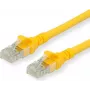 ROLINE - Cabo de rede - RJ-45 (M) para RJ-45 (M) - 5 m - UTP - CAT 6a - sem halogéneos, moldado, fio flexível - amarelo (21.15.2725)
