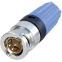 Ficha BNC Neutrik, reta 75 NBNC75BLP9 1 unidade (NBNC75BLP9)