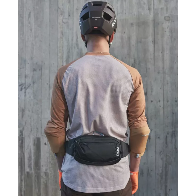 Bolsa de cintura POC Lamina Hip Pack, 2 L, Preto (Uranium Preto), Unissexo