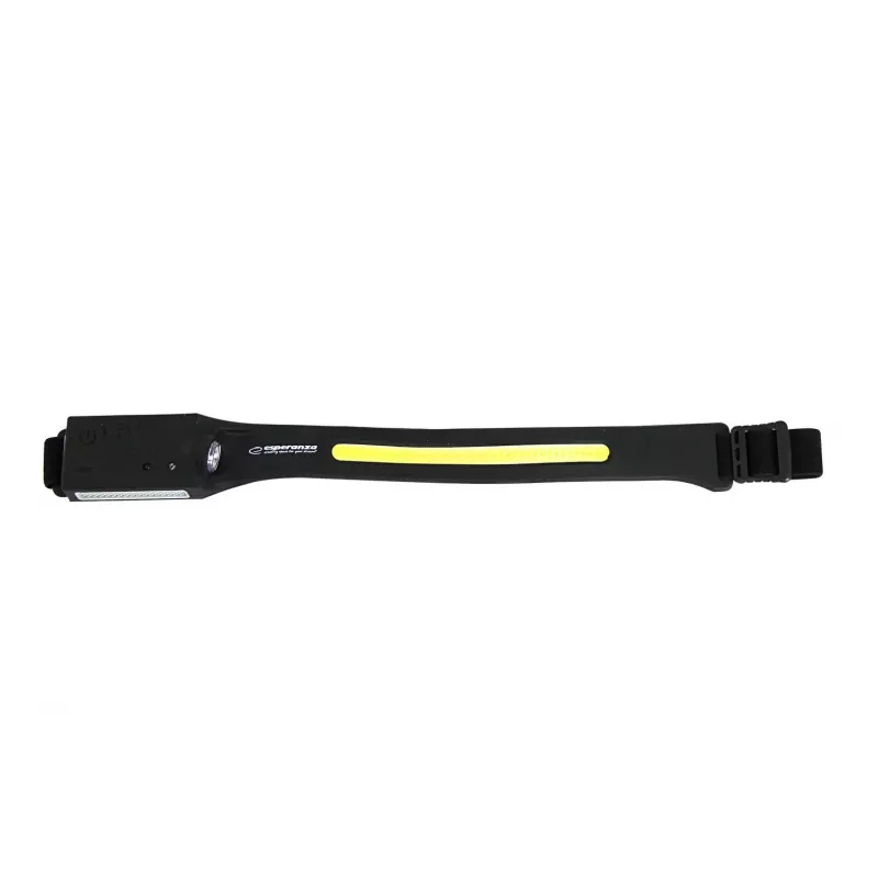 Lanterna Esperanza EOT067 preta, lanterna frontal LED