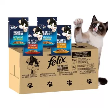 Purina Felix MIX comida húmida para gatos, 120 x 85 g