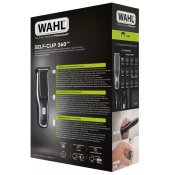 Máquina de cortar cabelo Wahl Self-Clip 360 preto, prateado iões de lítio (Li-Ion)