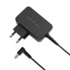 Qoltec 51033 transformador para ultrabooks HP, 45 W, 19,5 V, 2,31 A, 4,5x3,0 mm + pino, para interior, preto