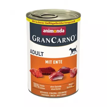 Comida húmida Animonda GranCarno Adult com pato 400 g — comida em lata para cães adultos, proteína única