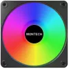 Módulo de ventoinhas para caixa de computador Montech GF120R V2 ARGB 12 cm preto 3 unidades