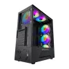 Caixa de computador Darkflash LEO (preto)