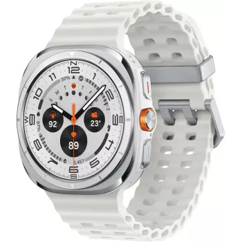 Smartwatch Samsung Galaxy Watch Ultra 47 mm Titanium White — AMOLED 1,5 polegadas, 4G, 64 GB, 590 mAh