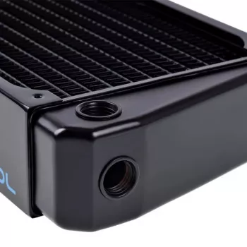 Alphacool NexXxoS XT45 - bloco de refrigeração - latão - cobre - aço - preto - 1/4 - 1,5 bar - 12 cm (14234)