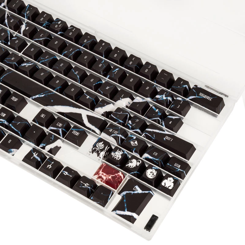 Conjunto de teclas Traitors TARTARUS GAKC-373 — teclas para teclado mecânico compatível, layout UK