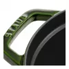 Staub La Cocotte 33 cm assadeira oval de ferro fundido, verde manjericão