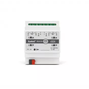 Atuador de lâminas de 2 canais SATEL KNX 230V AC KNX-BSA12H