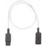 Cabo de extensão de alimentação Bachmann 356.910 IEC 60320 C20 para C19 16A 50 cm cinzento