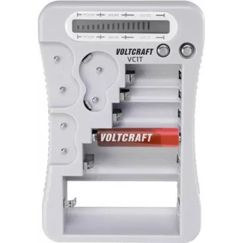 Testador de pilhas VC1T intervalo de medição 1,5 V 3 6 9 V pilha (VC-12613270)