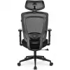 Cadeira de escritório Sharkoon OfficePal C10 – preto, design ergonómico, altura ajustável