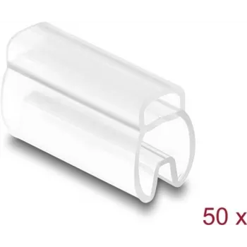 Marcadores de cabos Delock para diâmetro de cabo 4 - 7 mm 50 peças transparente (80951)