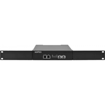 AGFEO ES 22 X IT, sistema Full-IP, instalação em 19 polegadas, 1 U, 2x LAN