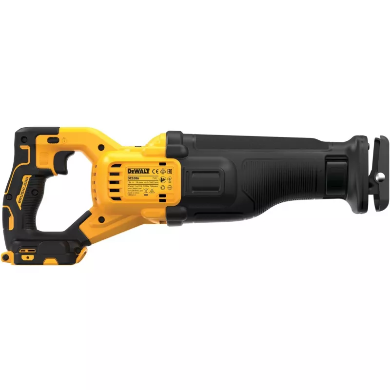 Serra sabre sem fio DeWalt DCS386 18v XR Brushless FLEXVOLT de alto desempenho