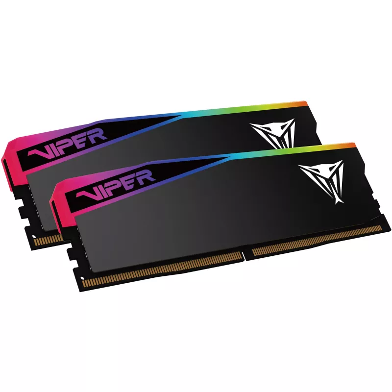 Memória RAM PATRIOT DDR5 PC6400 32GB 2x16 Viper Elite 5 Ultra RGB CL32
