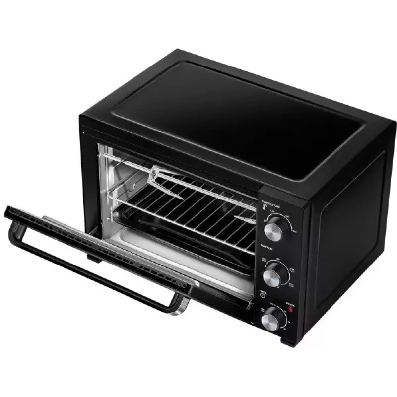 Forno de mesa elétrico MPM MPE-17/T – 48 L, 1800 W, convecção, termostato, espeto rotativo